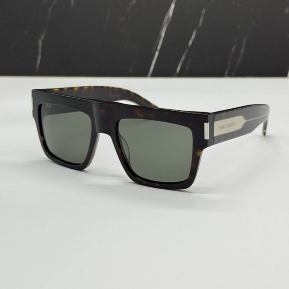 NEW SAINT LAURENT SL628 003 SUNGLASSES MEN HAVANA SQUARE EYEWEAR SL 628 003 - Picture 1 of 10